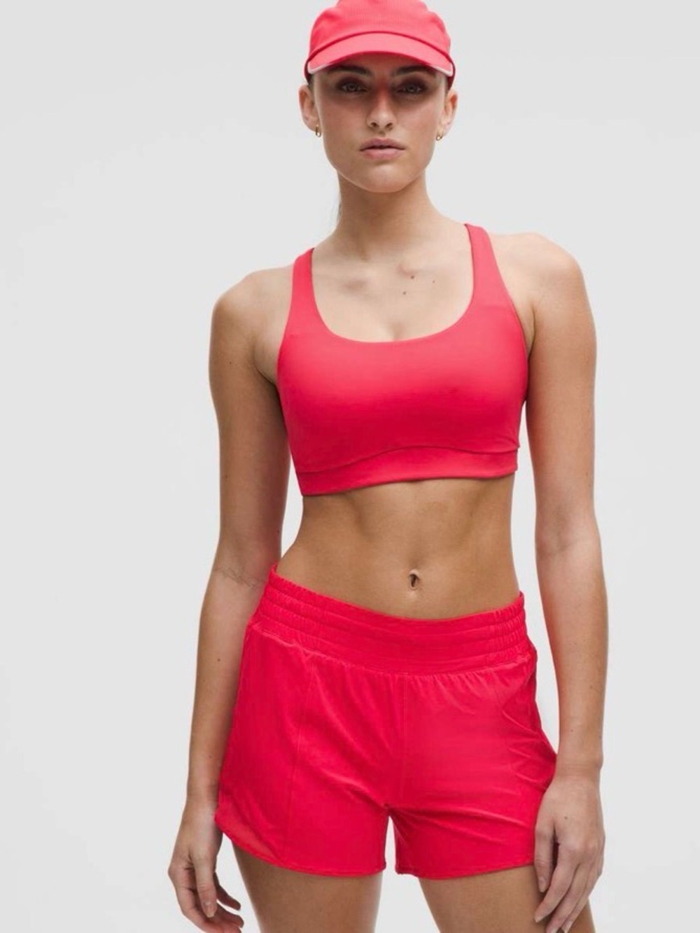 lululemon athletica Coral-Pink Scoop Sports Bra